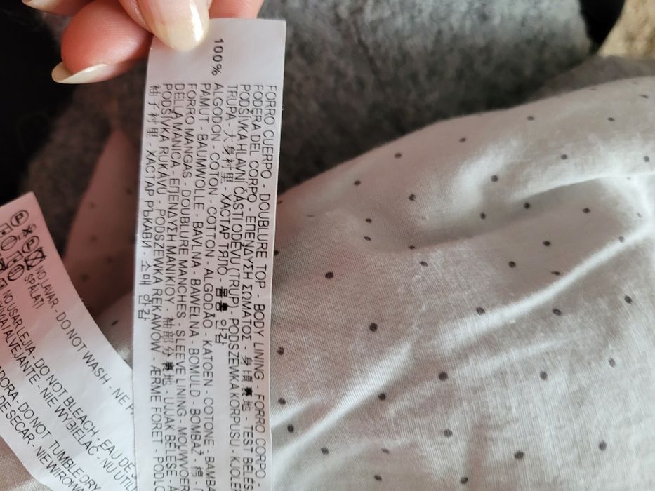 Płaszczyk Zara jesienno- wiosenny r. 92 wełna