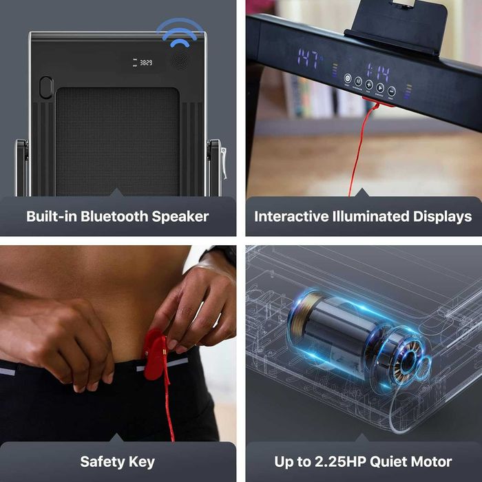Бігова доріжка Mobvoi Home Treadmill Ultra 3 in1 Walking Pad з нахилом