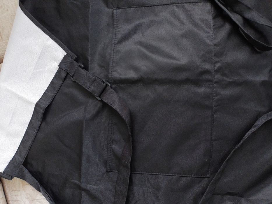 Фартух новий , чорний для кухні