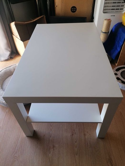 LACK Mesa de centro Branco 90x55 cm