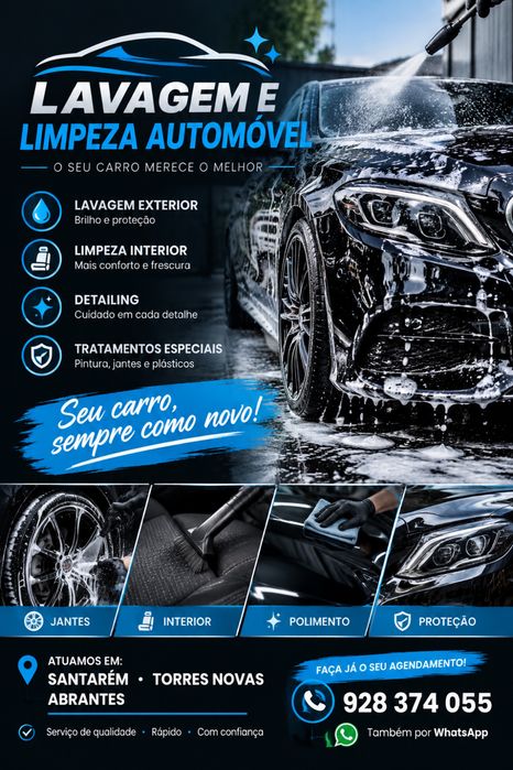 Lavagem de carros ao domicilio