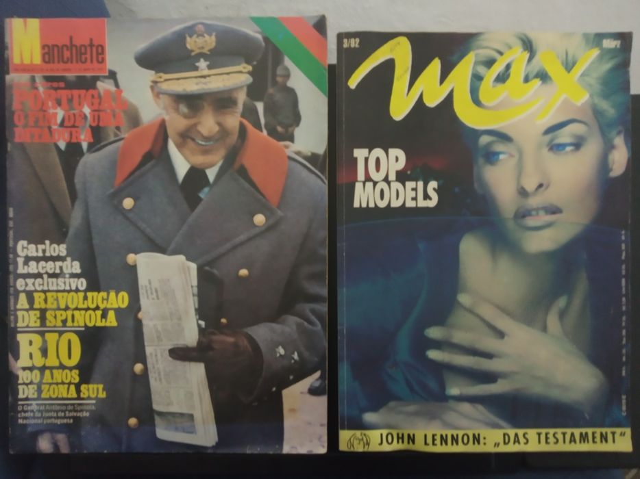 Revistas: Zoom, Max, Nus, A Bola, Manchete, FHM, El Passeante, Dahmane