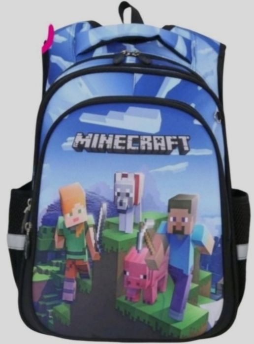 Шкільний ортопедичний рюкзак для 1-4 класу MINECRAFT.