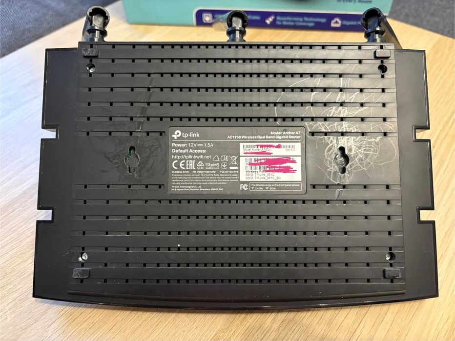 TP-Link Archer A7 / VR600 – router AC1750