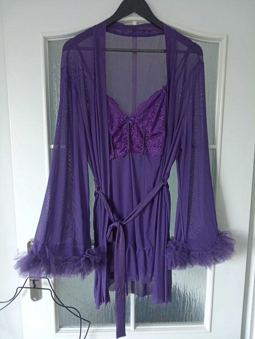 Kobiecy komplet tiulowy,XL