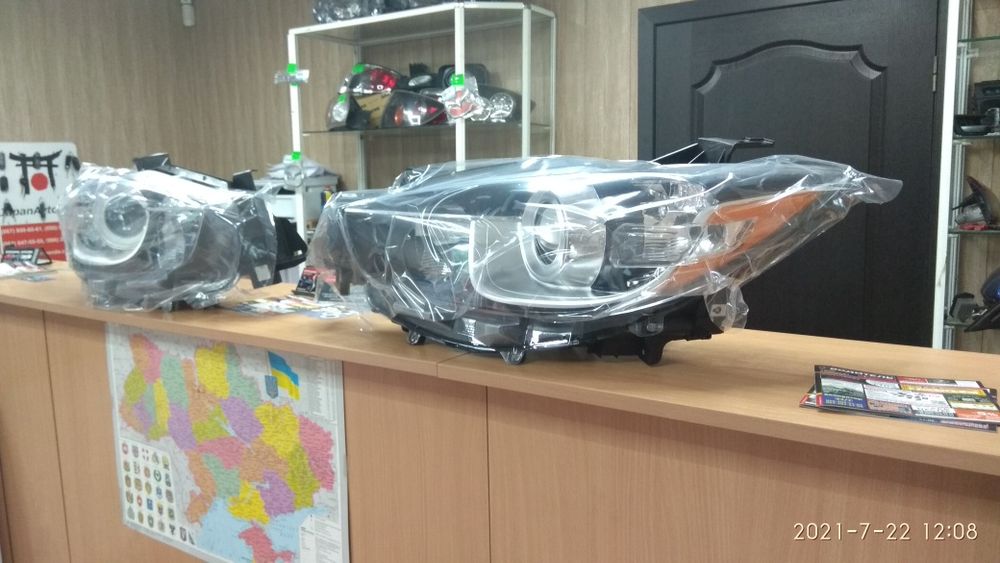 Фары Мазда СХ5 2013-2020 комплект лэд и галогены качественные