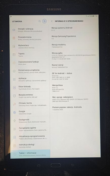 Samsung Galaxy Tab A 6 SM-T585 tablet + gratis - stan idealny !!!