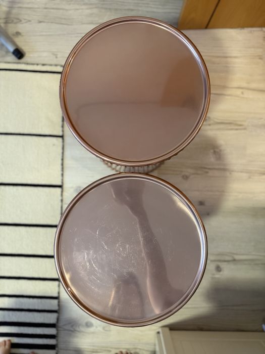 Mesa de cabeceira em fio de metal, Janik, bronze | LaRedoute