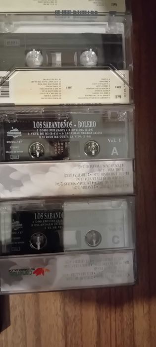 Cassetes de Música Grandes Êxitos Internacionais - Edições Top.