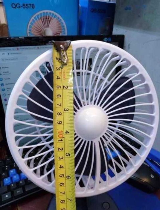 WIATRAK wentylator na akumulator biurowy do samochodu sieci składany