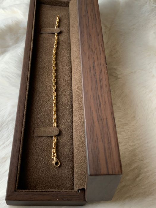 Złłota Bronzoletka 585, 19 cm, złoto prawdziwe, waga 2.81