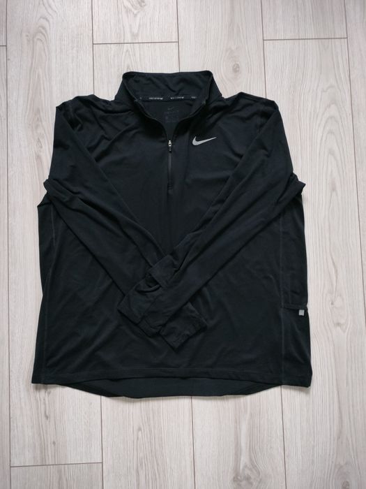 Nike running Dri-fit quartet zip XL  męska czarna bluza sportowa