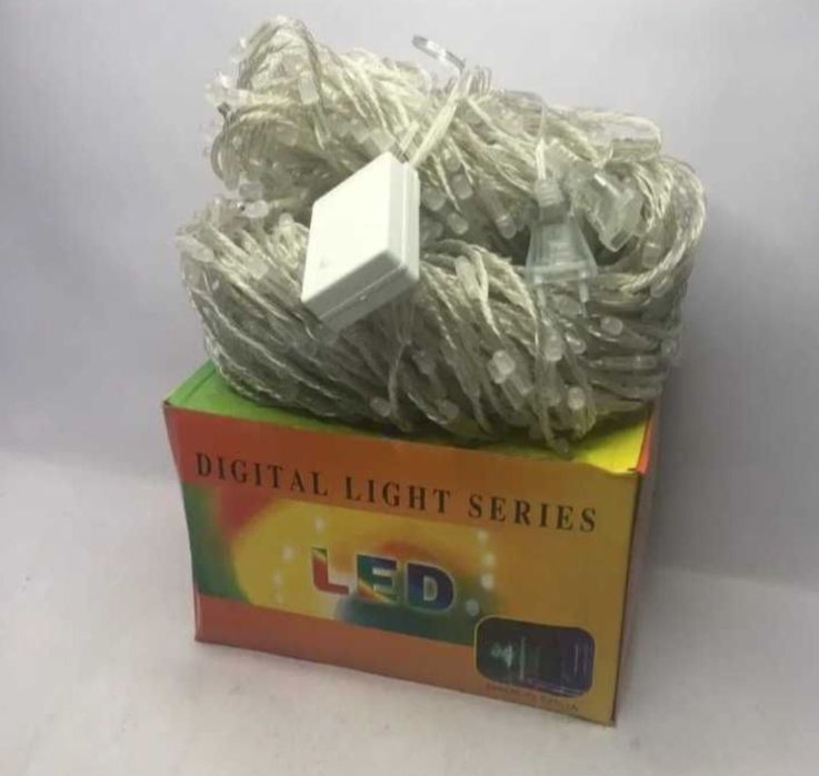 Гирлянда штора на окно 3 на 1.5