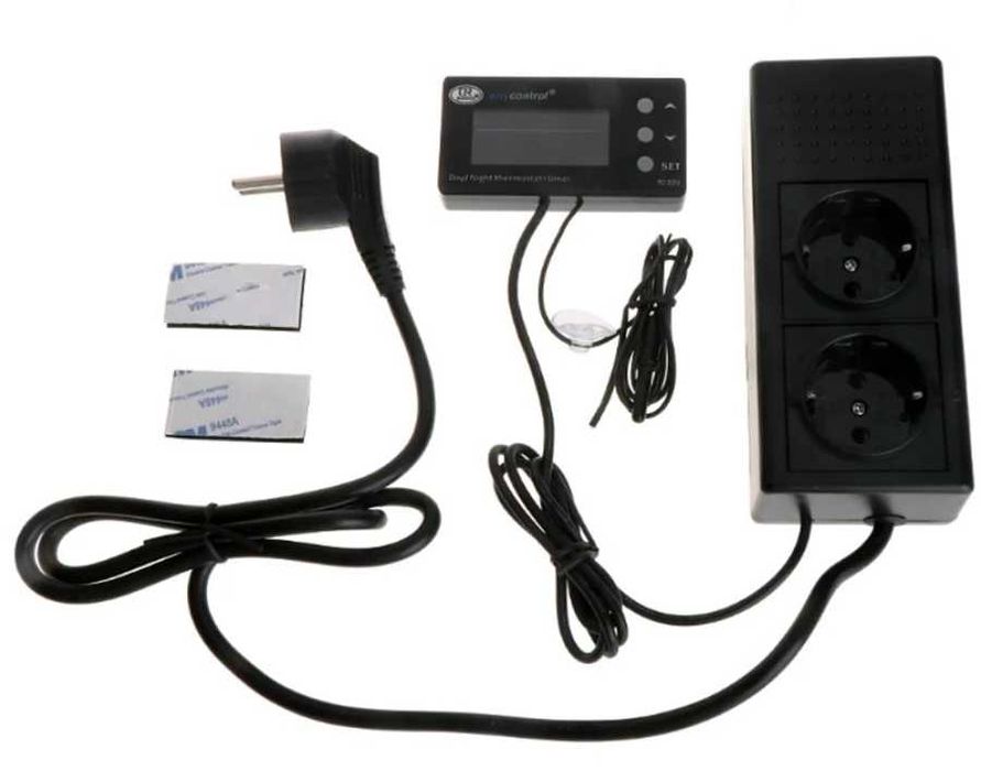 Termostato digital Dia/Noite com Temporizador para répteis e outros