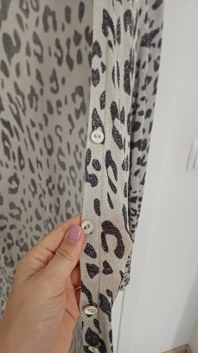 Casaco estampado da Zara - L (pequeno)