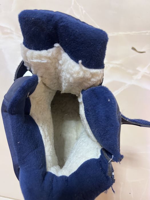 Підліткові зимові дутики термо черевики на липучках