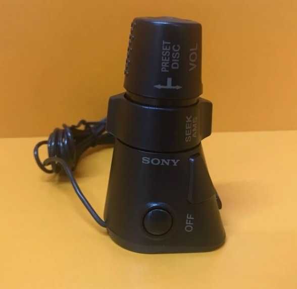 Controle remoto para volante Sony RM-X4S completo com suporte