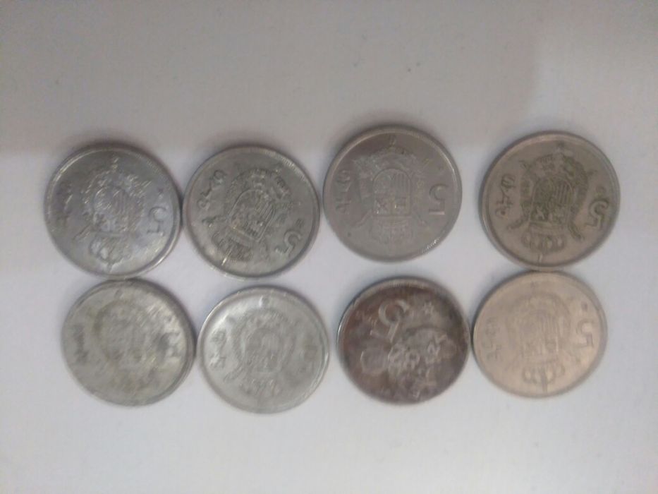 Moedas de 5 pesetas - Espanha