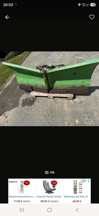 Plug do sniegu odsniezny srzalkowy strzalka ladog multicar hansa tremo