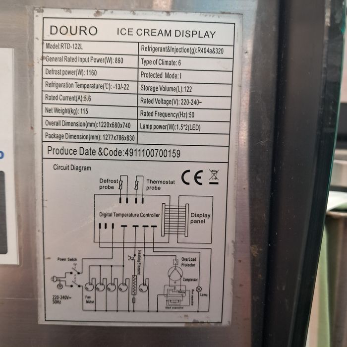 Vitrine de Gelados