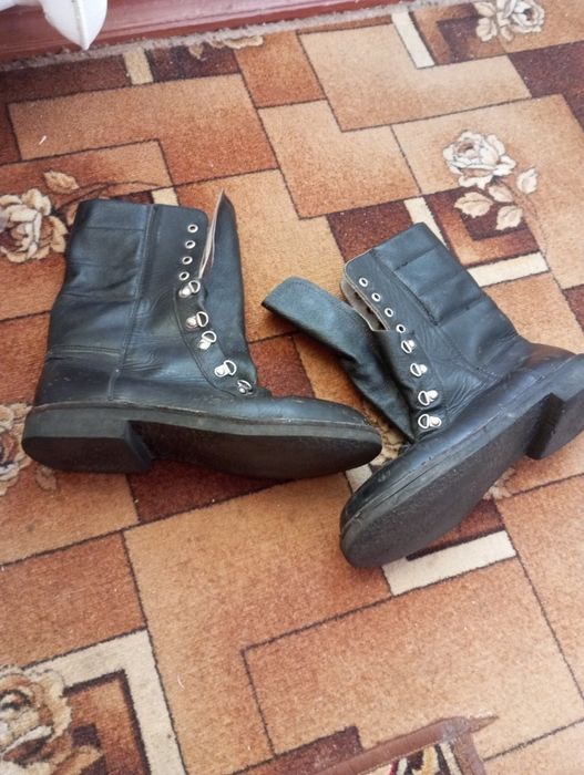 Берці армійські шкіряні