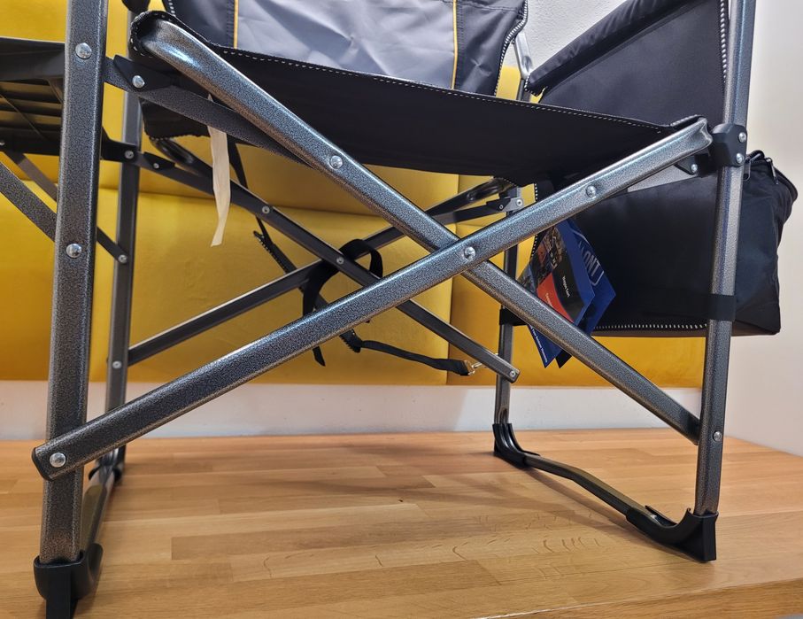 Krzesło Turystyczne Kempingowe Wędkarskie Reżyserskie Nowe stolik