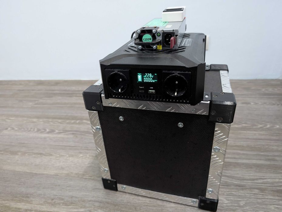 зарядна станція з акумуляторною батареєю 3584Вт•год 12v 280Ah