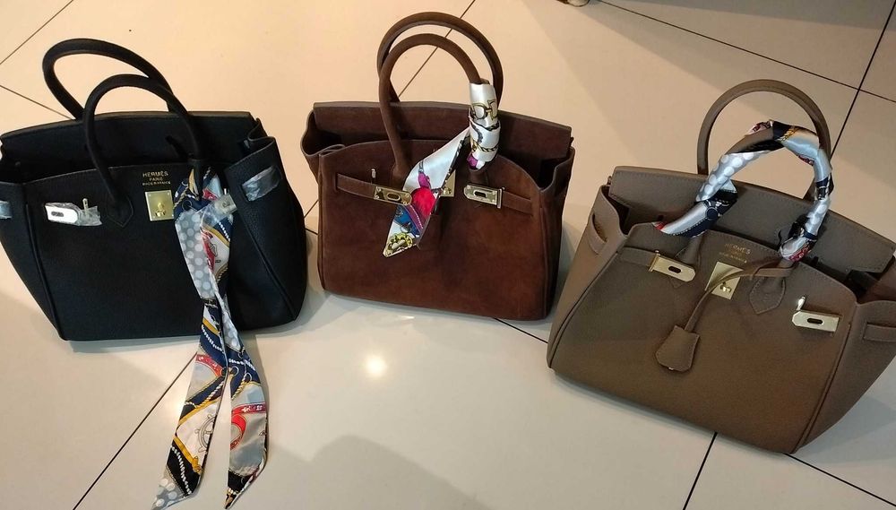 Model birkin skóra naturalna torebka