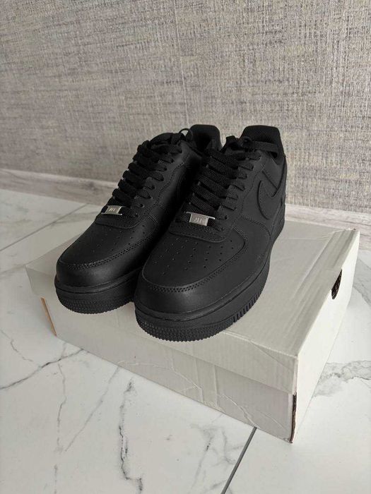 РОЗПРОДАЖ! Кросівки чоловічі Nike Air Force 1 Low 07 Black. Оригiнал. Усi розмiри