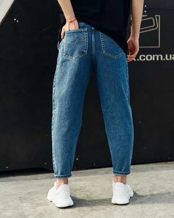 Джинсы мужские бананы весенние осенние Джинсовые штаны оверсайз