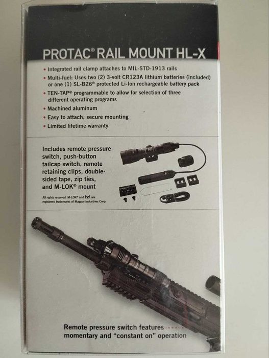 Тактичний ліхтарик Streamlight 88066 ProTac Rail Mount HL-X 1000 люмен