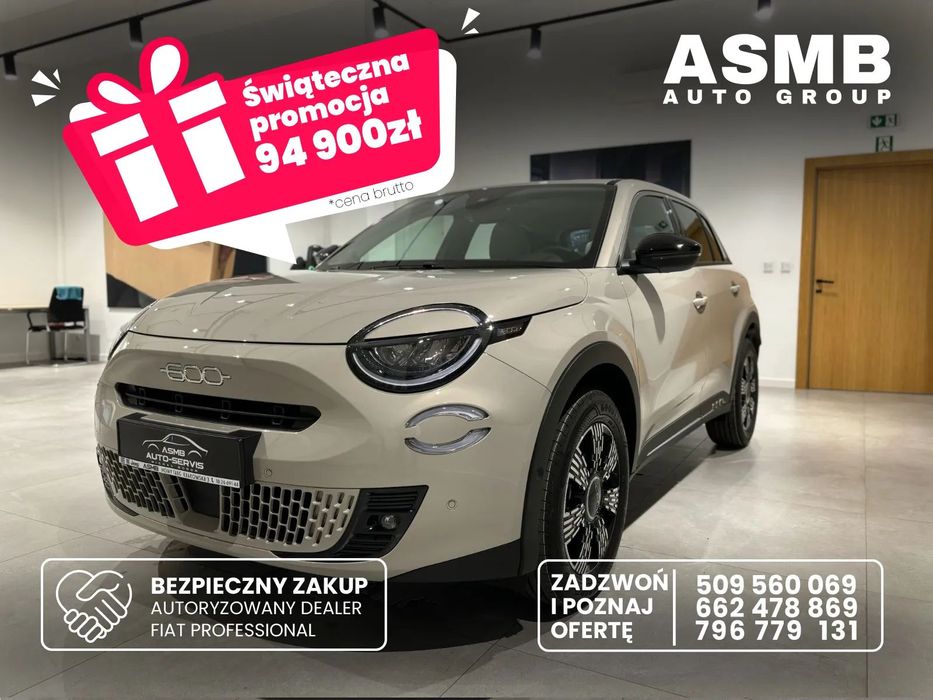 Fiat 600 ! Promocja ŚWIĄTECZNA ! Fabrycznie NOWY FIAT 600 !!! Super Promocja !