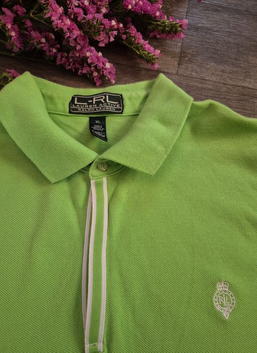 Салатове поло ralph lauren розмір xl