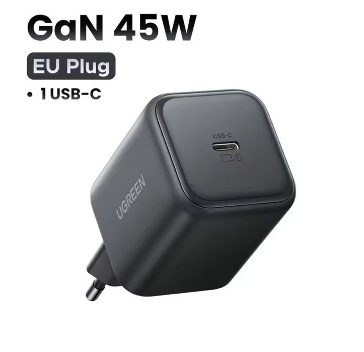 Зарядний пристрій 45W UGREEN X524 - GaN Блок MFi PD QC Вт