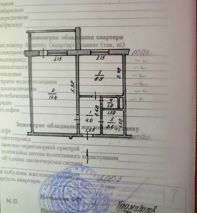 Продаж 1 кім. квартири в м.Вишневе
