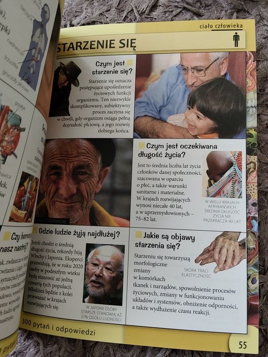 300 pytań i odpowiedzi, CIAŁO CZŁOWIEKA