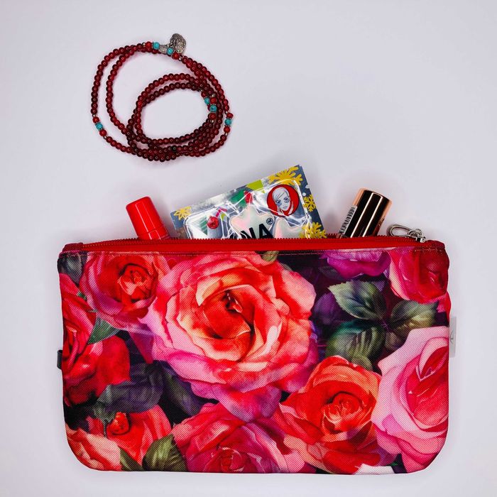 Kosmetyczka Handmade Płaska Podróżna Organizer | Polska | L
