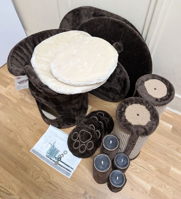 Trixie Drapak dla Kota Seniora Emil Ciemnobrązowy 69x59x96cm DUŻY