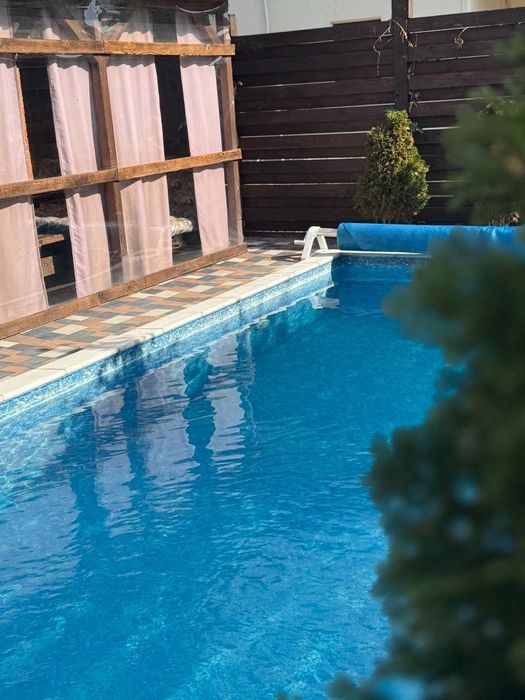 Аренда  дома, бассейн с подогревом, закрытая беседка, баня на дровах