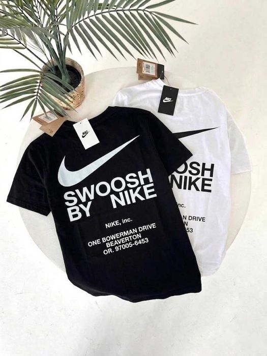 Футболка Nike Jordan Swoosh By • Найк Джордан Чорна / Біла • XS - XXL
