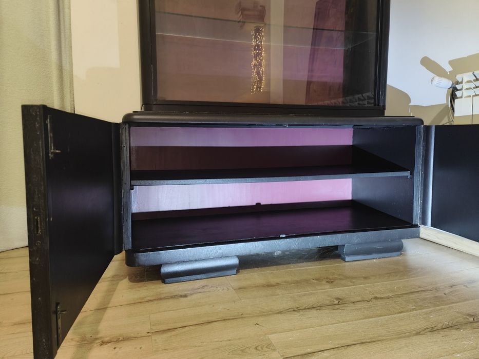 Witryna z komodą z lat 60