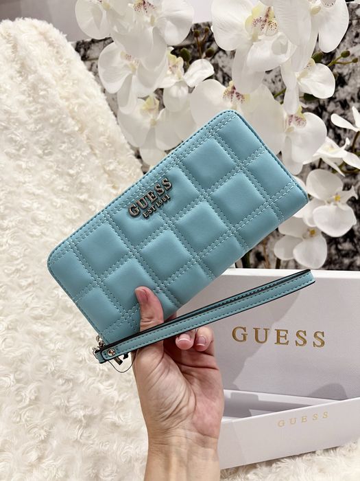 Portfel GUESS Kamina Aqua