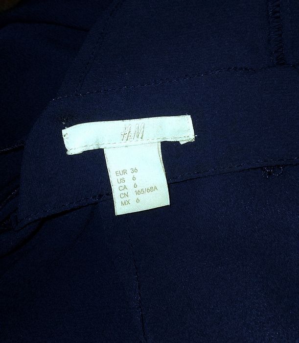 Krótki kombinezon damski H&M granatowy