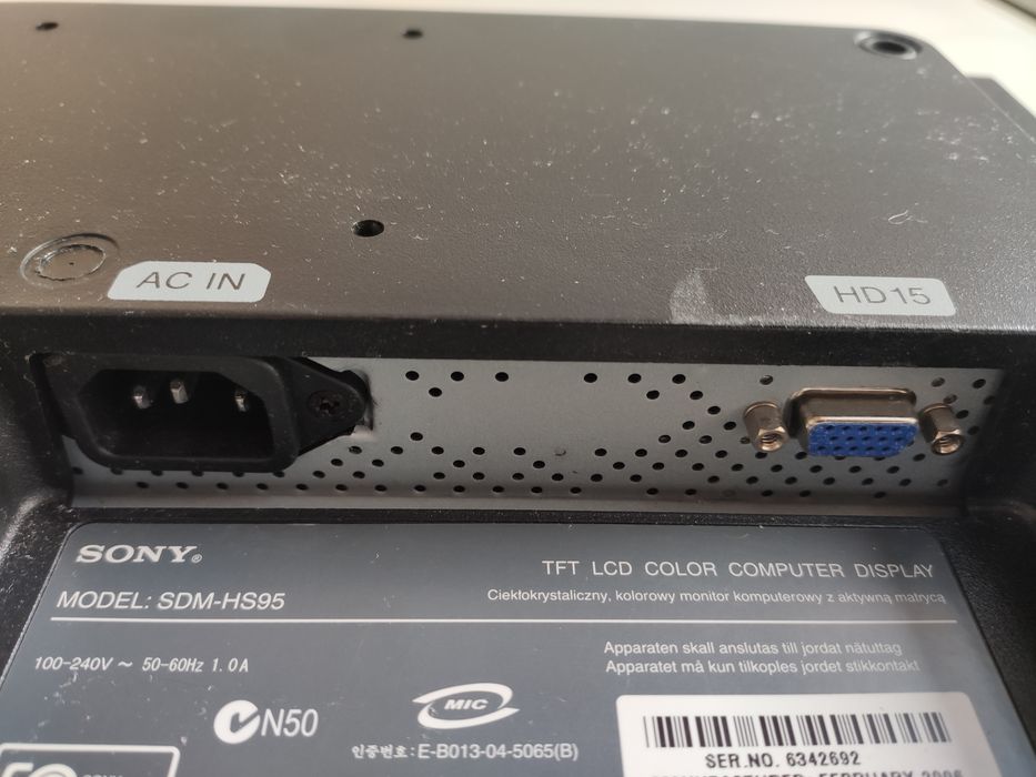 Sony SDM-HS95 монітор
