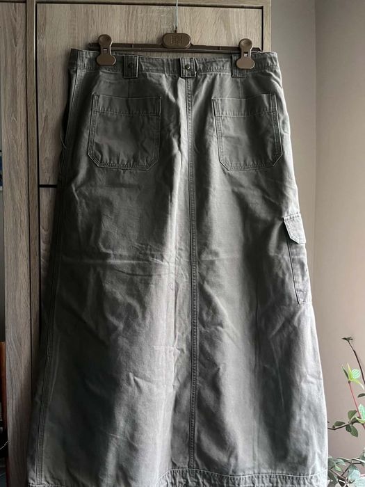 Spódnica cargo maxi khaki