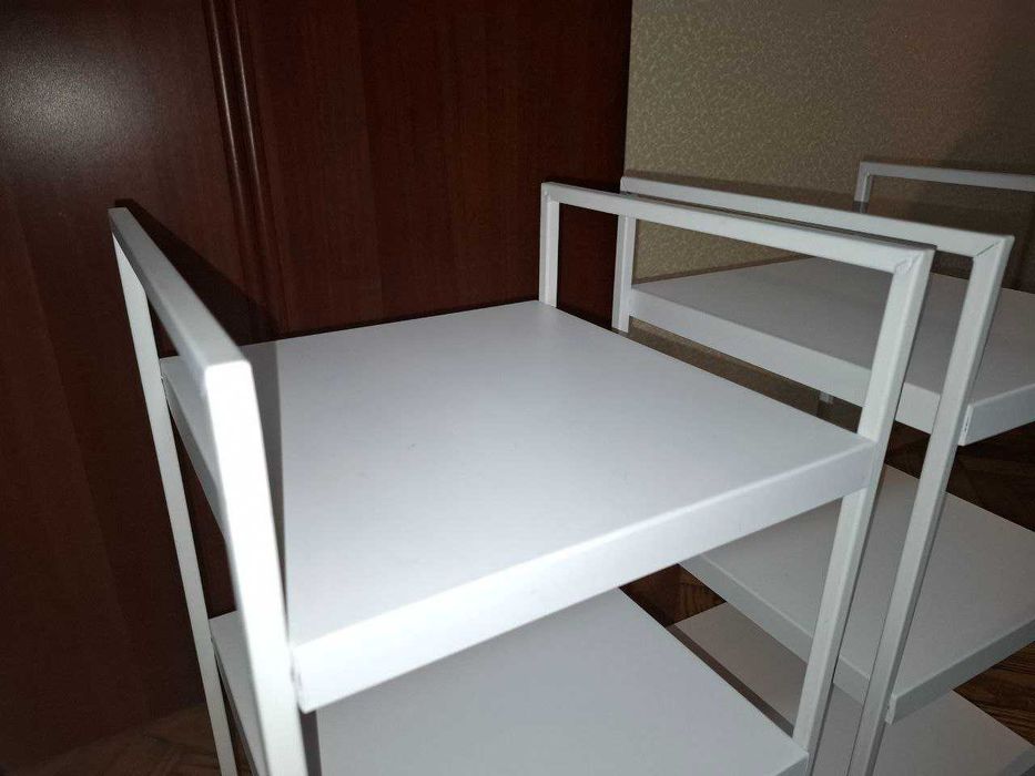 Стелажі (стійки) // Білі // 2 шт.