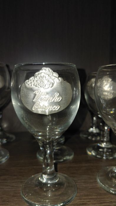 24 Copos com aplicação em estanho446353626042224644