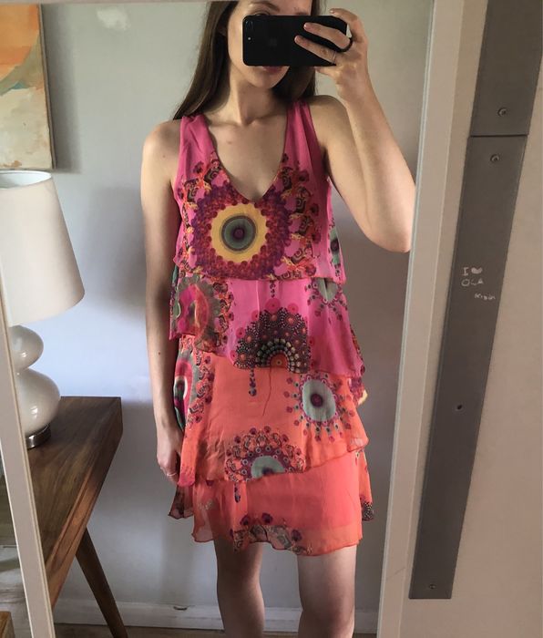 Kolorowa sukienka Desigual