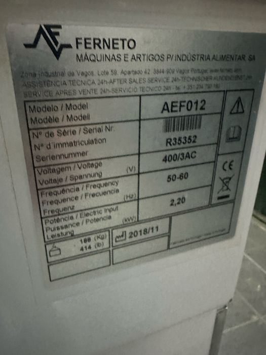 Amassadeira espiral marca ( Ferneto)