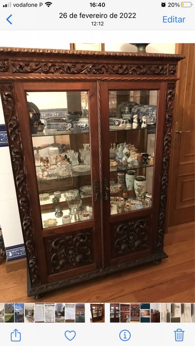 Cristaleira Estilo Renascença